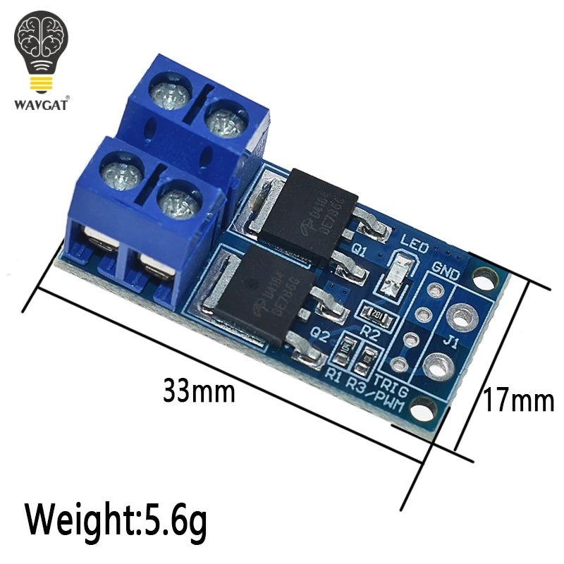1/10PCS 15A 400W MOS FET Trigger Switch Drive Module PWM Regulator Control Panel for arduino