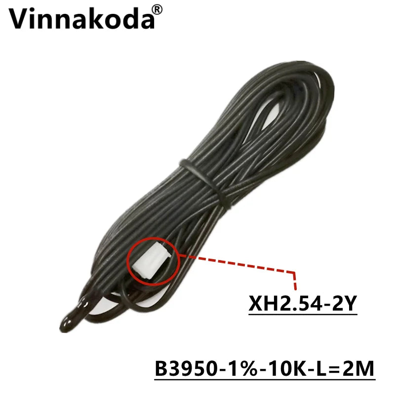 1PCS NTC Thermistor Temperature Sensor B3950 10K 1% Air Probe Air Conditioning Probe 20/35/50CM 1/2M