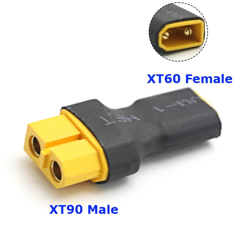 Adapter XT30 XT60 XT90 Traxxas T Plug Deans EC5 EC3 Female to Male HXT 4MM Connectors Plug RC Lipo Battery Control Parts DIY