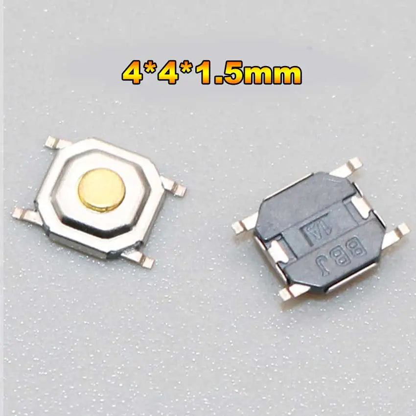 Cltgxdd 10PCS Tactile Push Button Switch Car Remote Control Keys Button Touch Micro Switch Momentary SMD DIP 2*4 3*6 4*4 6*6