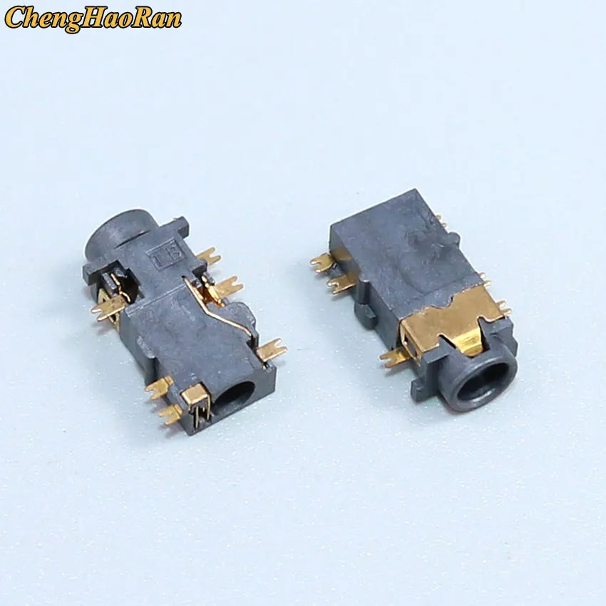 PJ Series 3.5mm Stereo Female Socket with Screw Audio Headphone Jack 3P Vertical Double Channel Connector 393 358 313 306（1-20）