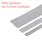 1Meter 0.635mm Pitch Grey Flat Ribbon Cable For IDC FC 1.27MM Connector 10P/14P/16P/20P/40P 30AWG Wire