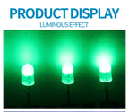 1000PCS 504 Oval With Color Short Leg Red Blue Green Light-Emitting Diode LED Lamp Bead