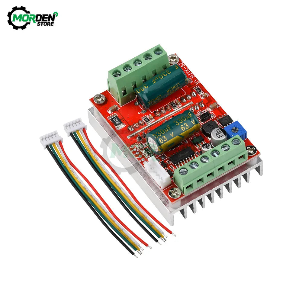 DC 6-60V 400W BLDC Three Phase DC Brushless Motor Controller PWM Hall Motor Control Driver Board 12V 24V 48V