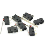 10 PCS Micro Switch 2/3Pin NO/NC Mini Limit Switch 5A 250VAC KW11-3Z Roller Arc lever Snap Action Push Micro switches