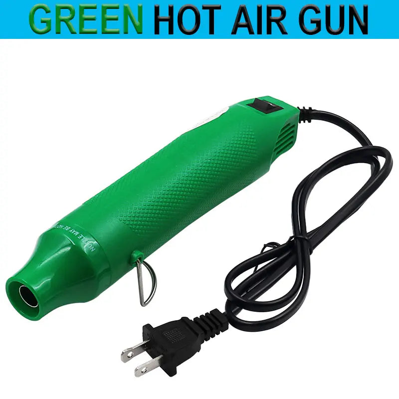 110V DIY Using Heat Gun Electric Power Tool Hot Air 300W Temperature Gun with Supporting Seat Shrink US Plug