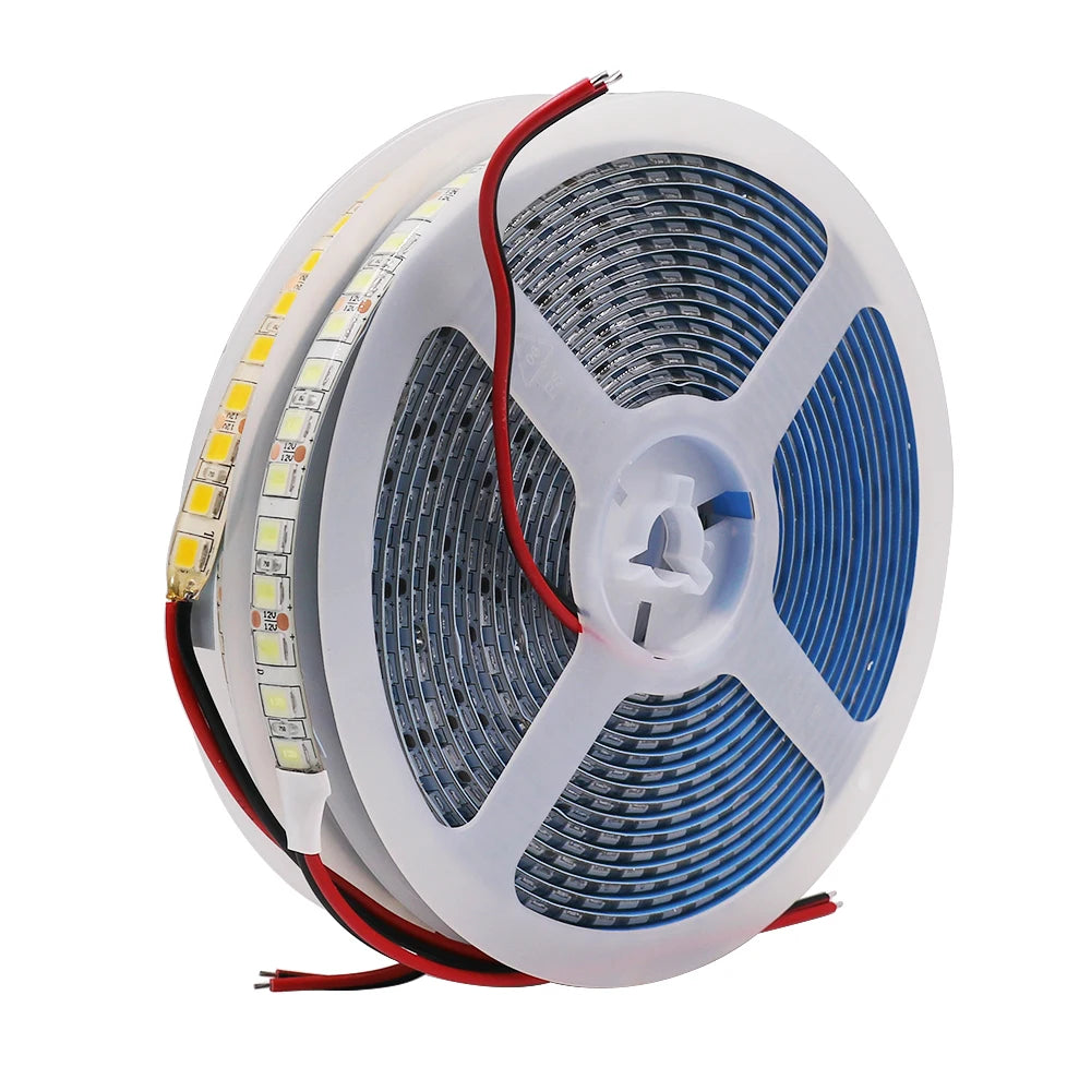 DC12V LED Strip 5050 5054 2835 240LEDs/m High Bright Flexible LED Rope Ribbon Tape Light Lamp Warm White / Cold White 5m