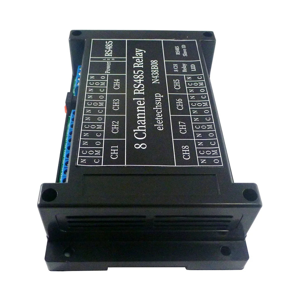 DC 12V 8Ch RS485 Bus Modbus RTU Relay Module with TVS Protected