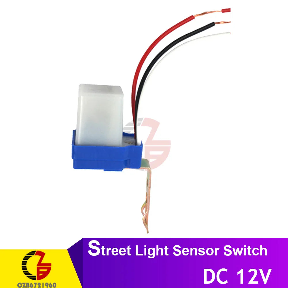 Automatic Auto On Off Photocell Street Light Switch AC/DC 12V 10A Photo Control Photoswitch Sensor Switch