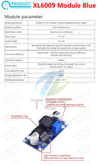 TZT 1/3PCS Boost Buck DC-DC Adjustable Step Up Converter XL6009 Power Supply Module 20W 5-32V to 1.2-35V