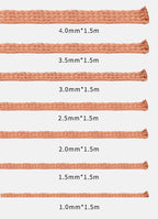 MECHANIC R350 Series Width 1.0-4.0mm Length 1.5m Solder Remove Cord Pure Copper Braid Tin Absorption Belt Single Layer Wick Wire
