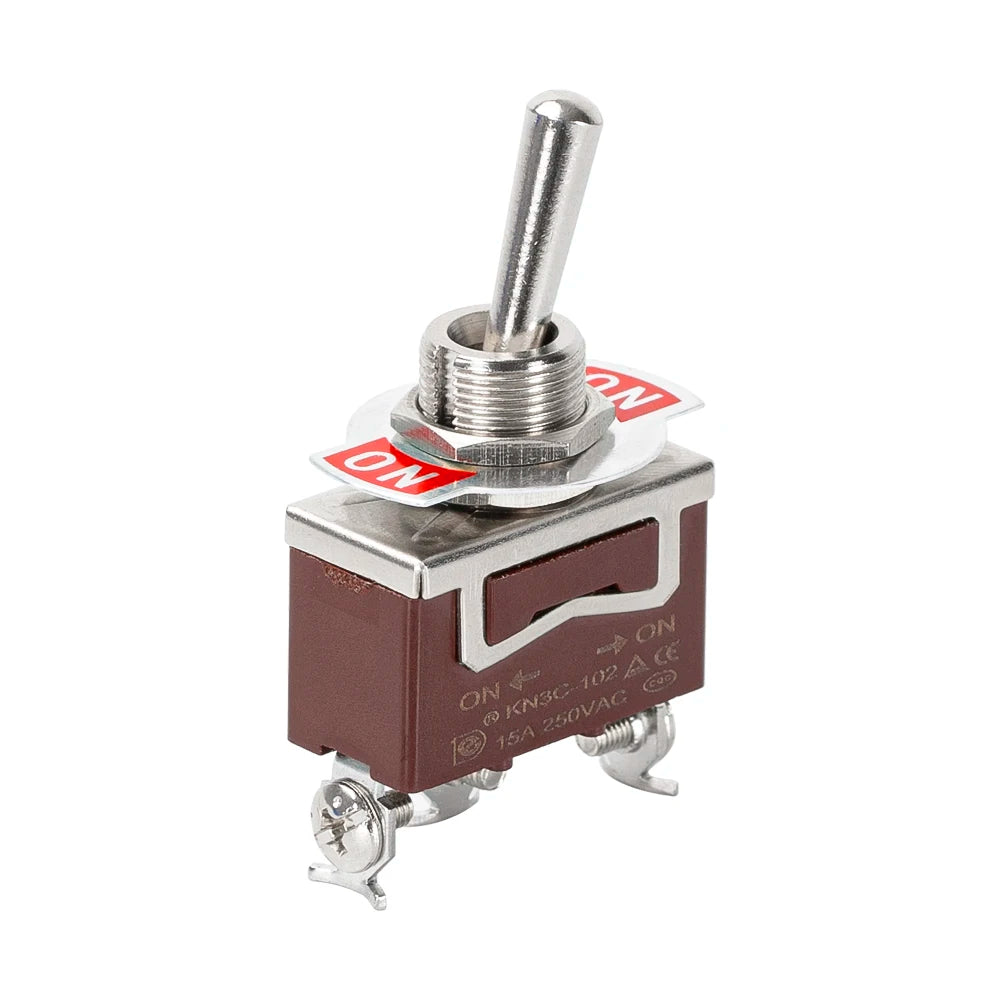 1PC 12V DC 30A 2 Pin SPST Toggle Switch Latching/Momentary On Off for Auto Car Marine Boat - Automotive Electrical Accessory