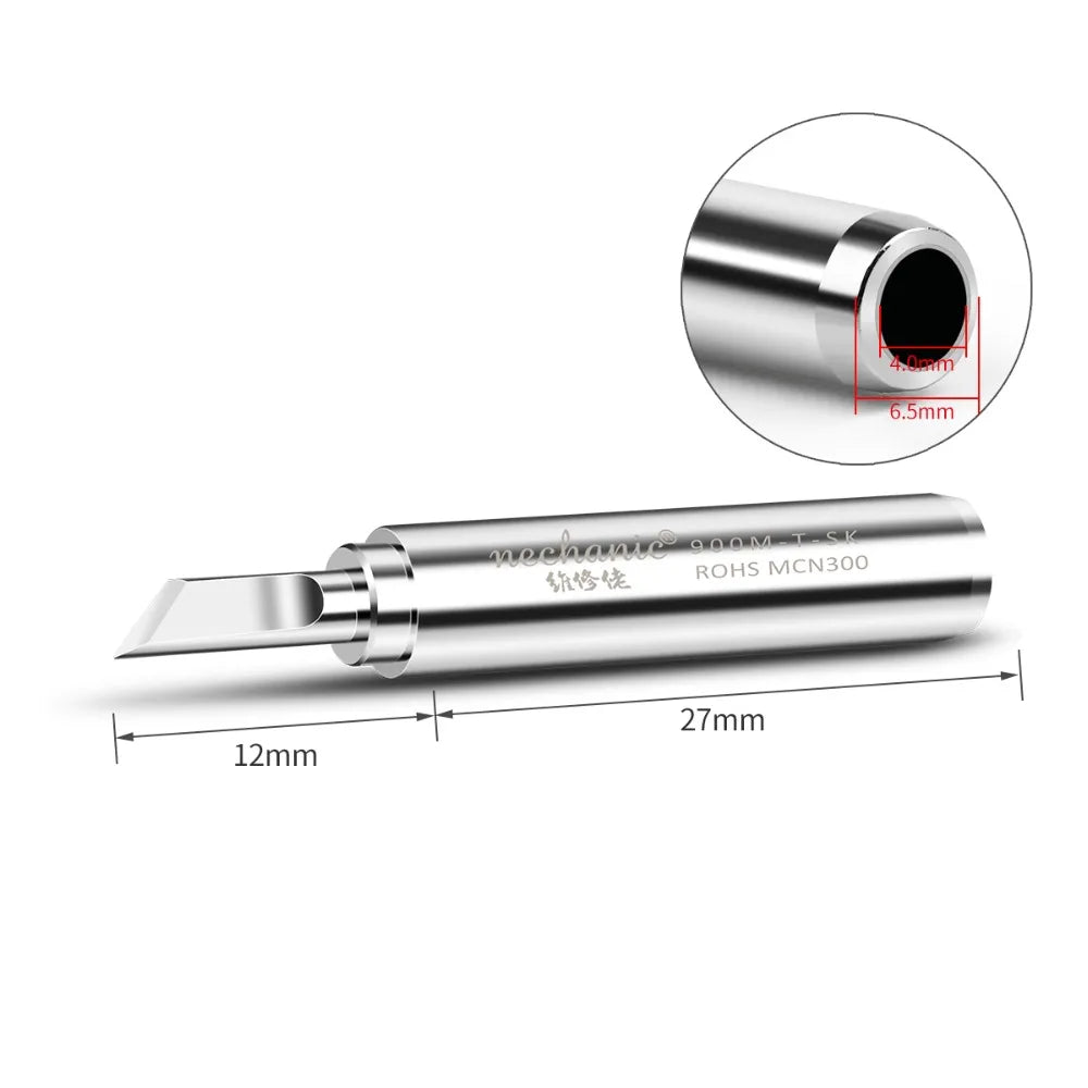MECHANIC OG Series Lead-free Pure Copper Electric Soldering Iron Tip Welding Tips For PCB BGA IC Chip Repair Solder Tool Kit