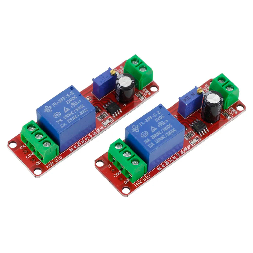 1 PCS NE555 DK555 Timer Switch Adjustable Disconnect Module Time Delay Relay Module DC 5V/12V Delay Relay Shield 0~10S