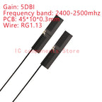 5PCS 2.4Ghz 4G 5G WIFI Internal Antenna FPC PCB 5dBi 8dBi IPX Connector Solder Omni Buletooth Antenna 3dBi IEEE b/g/n WLAN