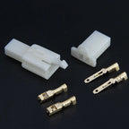 2/5/10 Sets 2.8mm Electrical Wire Connectors Kit Male Female Cable Terminal Plug for Cars Motorcycles 2/3/4/6/9 Pin Options