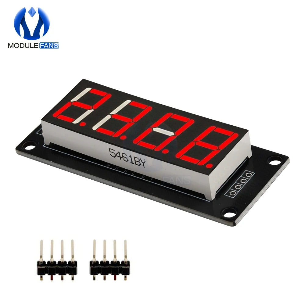 0.56 inch TM1637 LED Display Module 4 Digit LED Indicator for Arduino DIY Red Green Blue Yellow White