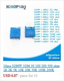 5PCS RX21 10W 6W Wire Wound Resistance 5% 1R 10R 100R 1K 10K 12K 15K 18R 20R 22R 24R 27R 30R 33R 36R 0.1R 0.12R 0.01R 0.05R