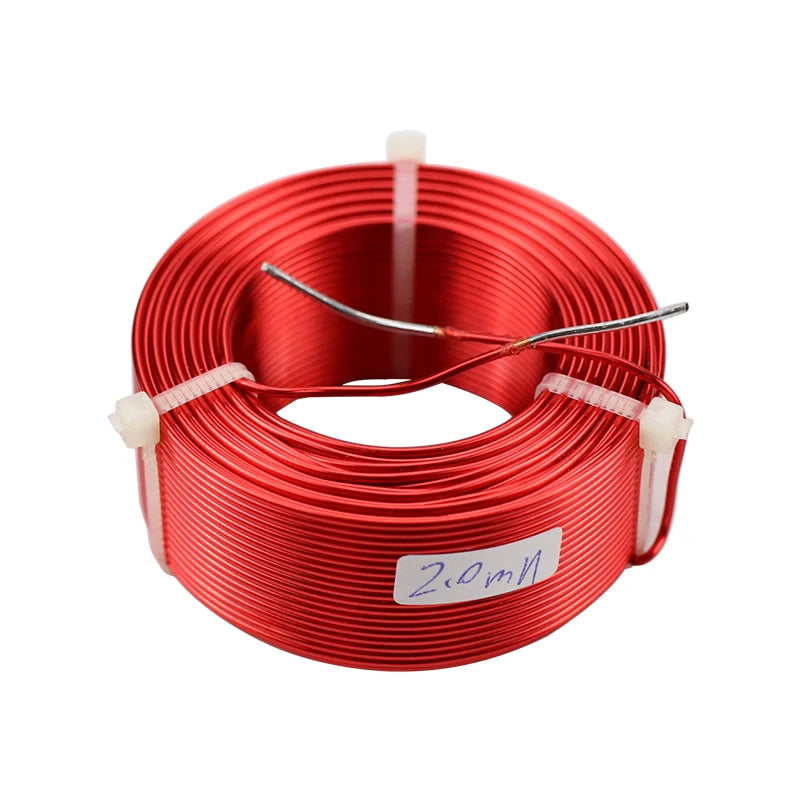 GHXAMP 1PCS 1.2mm Speaker Crossover Inductor Coil Oxygen-Free Copper Frequency Divider Coil Inductance 0.21mH 0.5mH 1.0mH 1.5mH