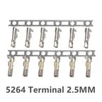 10pcs 50pcs lot 2.5MM Pitch 5264 Straight needled curved needlel 2P ~ 12P  For PCB Wire To Board Connector  5268 Right Angle