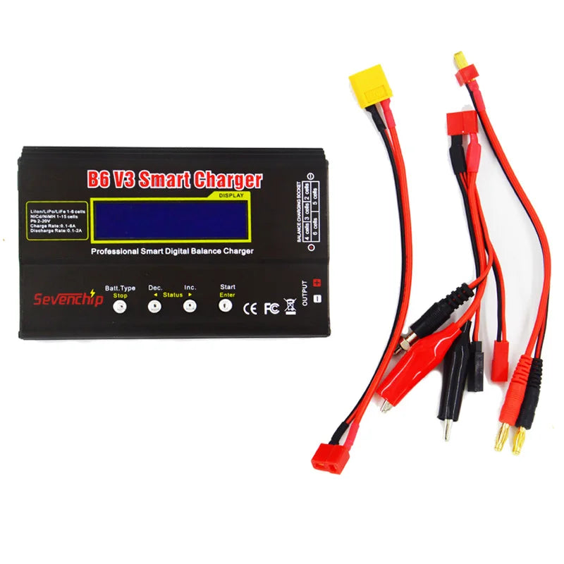 IMAX B6 V3 Digital RC Lipo NiMh Battery Balance Charger+AC POWER 12v 5A Adapter For Rc Drone Car Boat