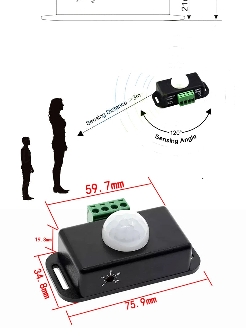 New HC-SR501 HC-SR505 AM312 SR602 HW-MS03 Adjust IR Pyroelectric Infrared Mini PIR module Motion Sensor Detector Module