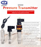 RS485 Modbus 0-50bar 160bar 200bar 300bar Pressure Transmitter G1/4 transducer water Air oil pressure Pressure sensor QDX50A