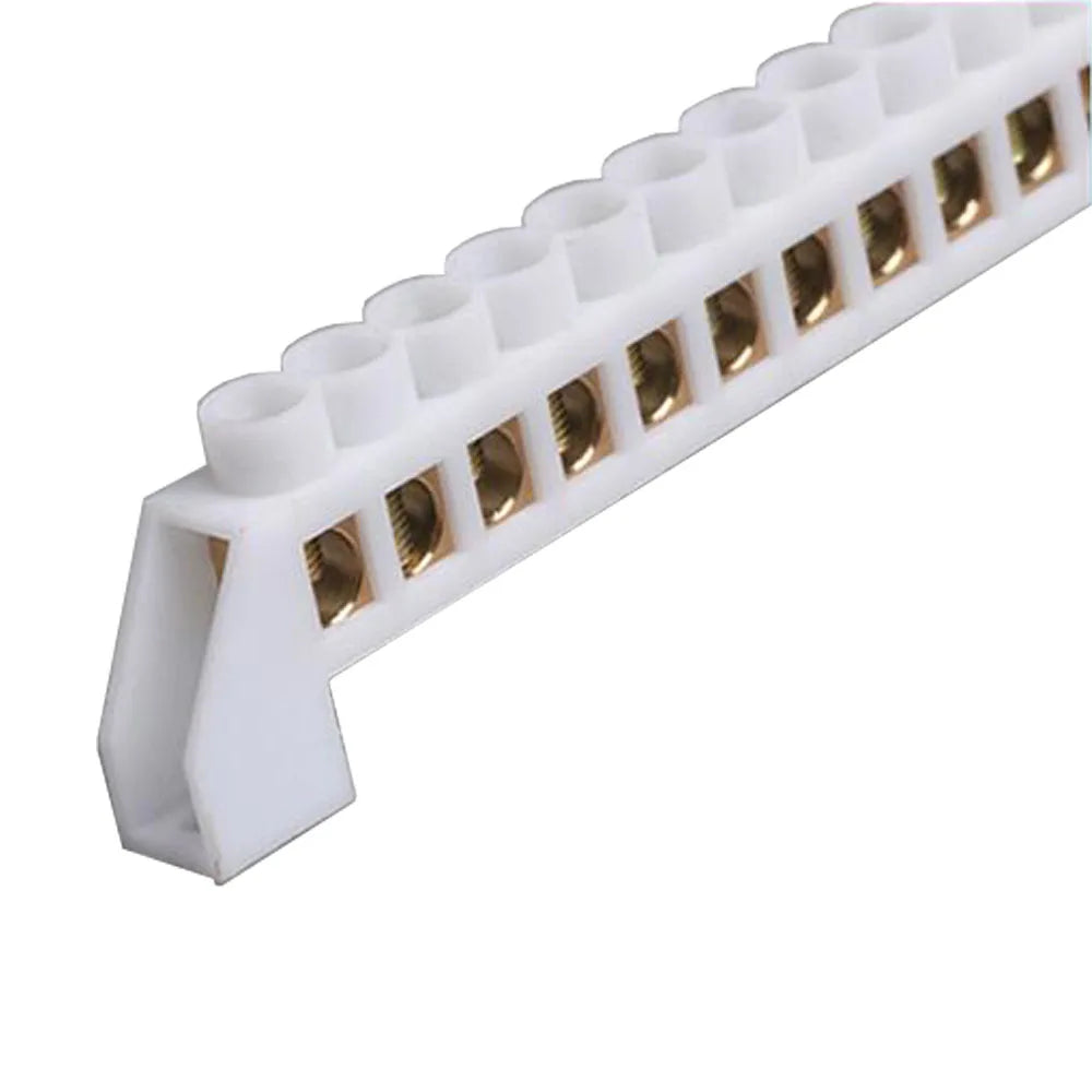 20PCS 5/7/10/12 Hole Bridge Type Zero Line Row Ground Row Ground Copper Bar Distribution Box Connected To Zero Terminal Row