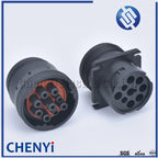 9 pin waterproof auto connector Diagnosctic Tool  circular Connector HD16-9-1939P HD16-9-1939S for Track J1939 For Deutsch