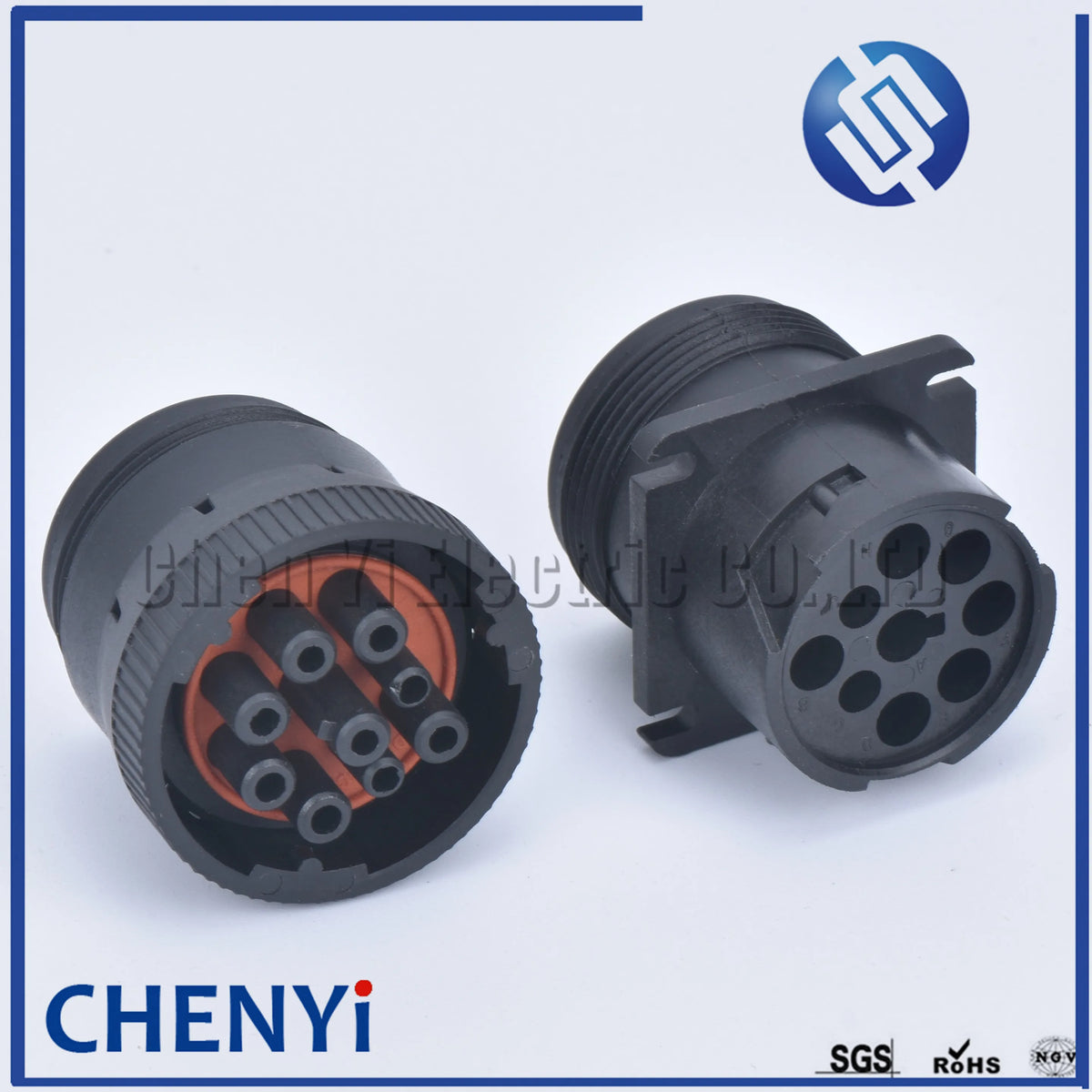 9 pin waterproof auto connector Diagnosctic Tool  circular Connector HD16-9-1939P HD16-9-1939S for Track J1939 For Deutsch