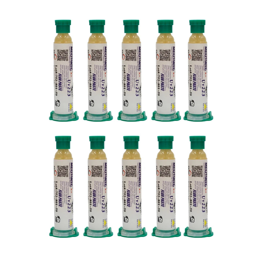 MECHANIC Solder Paste Flux UV223 UV559 Lead-Free NO-Clean SMD Solder Resist for Phone Soldering Repair PCB BGA SMD Rework