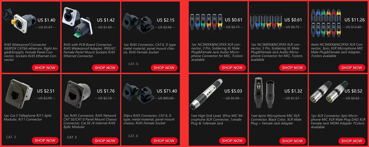 1PC Powercon Connector 3 pins 20A 250V NAC3FCA NAC3FCB Male Plug For Electric Drill LED Screen Stage Lighting Power Connecting