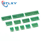 Double Side 0.5mm 1mm 6 8 10 12 20 40 50 60 Pin to DIP 2.54mm FPC/FFC SMT Adapter Socket Plate PCB Board Connector DIY KIT