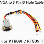 VGA cable to headphone jack wire Flash line Printer line adapter For RT809F icsp lcd led USB RT809H emmc-nand flash Programmer