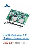EGBO XY-WRBT Audio Receiver Board, Bluetooth 5.0, MP3 Lossless Decoder, Wireless Stereo Music Module