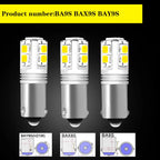 iJDM Canbus Car Lights BA9S BAX9S BAY9S LED For car Reverse Lights or Parking Lights,H21W H6W T4W License Plate Lights 12V-24V