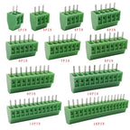 5/10Pcs KF128 2.54mm Pitch PCB Terminal Block Connector 150V 6A 2/3/4/5/6/7/8/9/10/12/14/16Pin Screw Terminal For 26-18AWG Cable