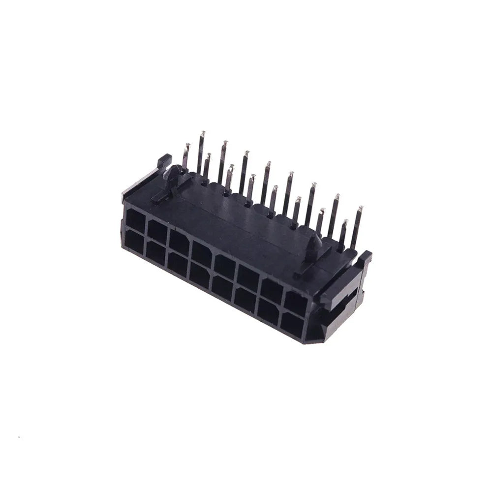10/100Pcs 3.0mm Wafer Micro-Fit 3.0 Connector PCB Male Header Right Angle 2 4 6 8 10 12 14 16 18 20 22 24 Pin Board Solder 43045