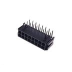 10/100Pcs 3.0mm Wafer Micro-Fit 3.0 Connector PCB Male Header Right Angle 2 4 6 8 10 12 14 16 18 20 22 24 Pin Board Solder 43045
