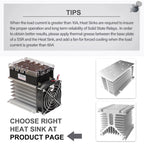 3 Phase Solid State Relay DC Control AC / AC Control AC 10A 25A 40A 60A 80A 100A 120A SSR Photo Isolation Relays Module