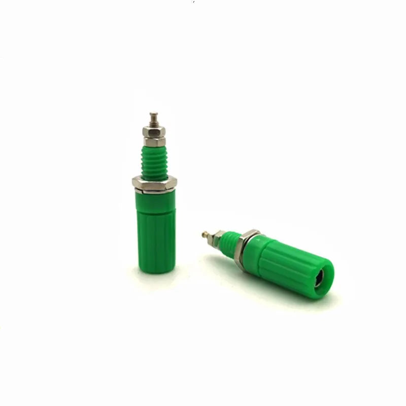 5/10PCS 4mm Banana Socket M3*45 Binding Post Nut Banana Plug Jack Electrical Connector Terminal DIY Parts