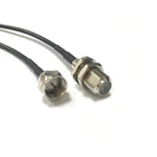 RG174 Cable IEC PAL DVB-T to SMA / F TV Male Plug & Female Jack RF Jumper Pigtail Adapter 20cm