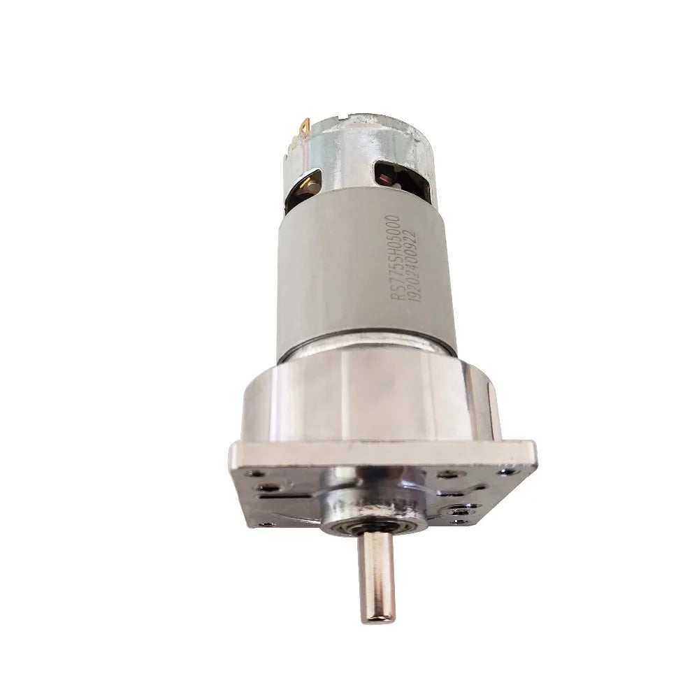 80kg.cm Large Torque 5~500rpm 35W 775 12V DC Gear Motor 24V Mini Electric Machine Reducer For Electric Tools Customized