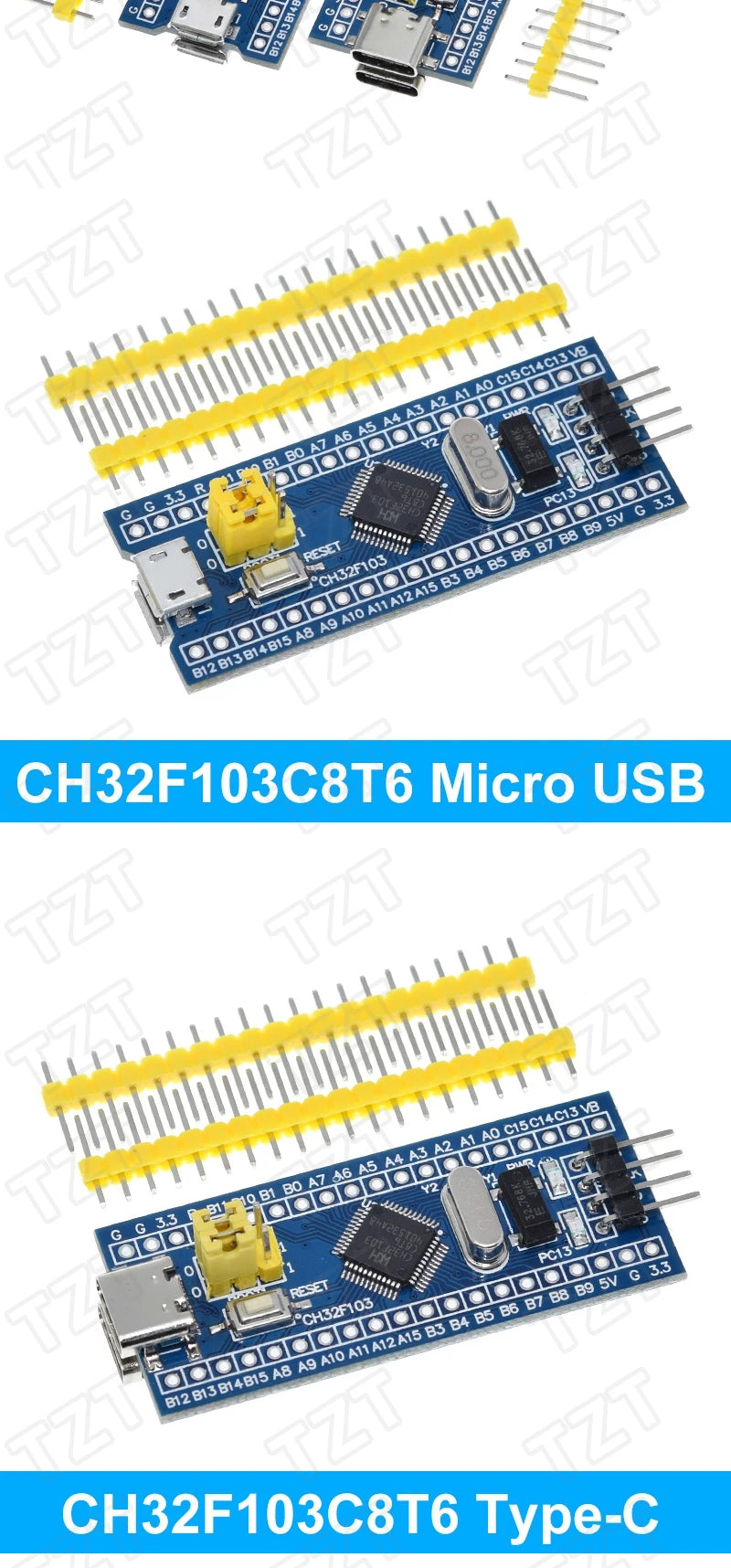 1/3pack STM32F103C6T6 STM32F103C8T6 ARM STM32 Minimum System Development Board Module For Arduino