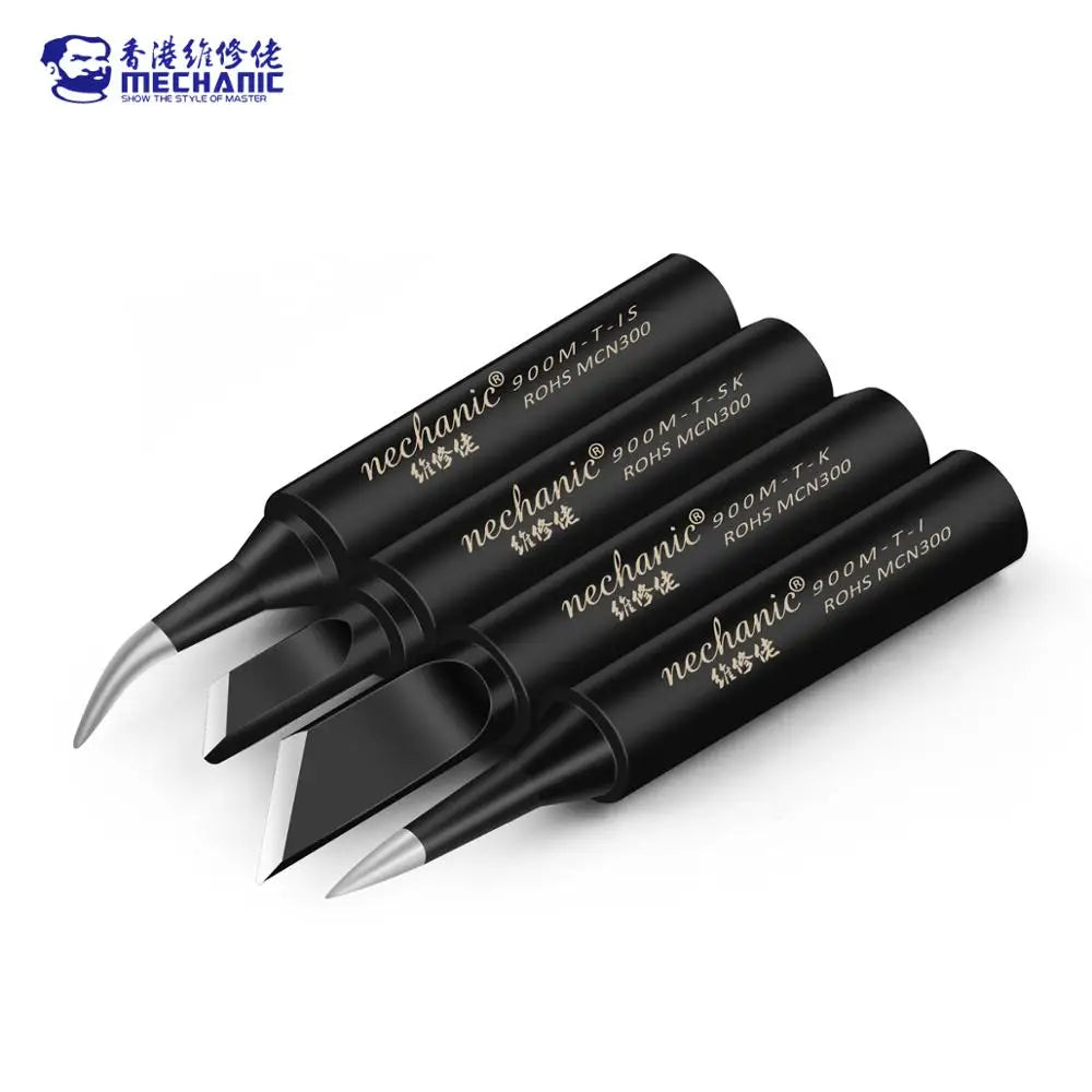 MECHANIC OG Series Anti-Static Copper Electric Soldering Iron Tip Welding Tips Head BGA Repair Tool Kit For 936 Solder Station