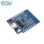 EQV D1 Mini ESP8266 ESP-12 ESP-12F CH340G CH340 V2 USB WeMos WIFI Development Board D1 Mini NodeMCU Lua IOT Board 3.3V With Pins