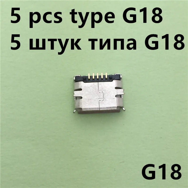 20Models Micro USB 5pin Female Connector For Mobile Phone Charging SMT Socket Data Jack Connector Port PCB Board Drop Shipping
