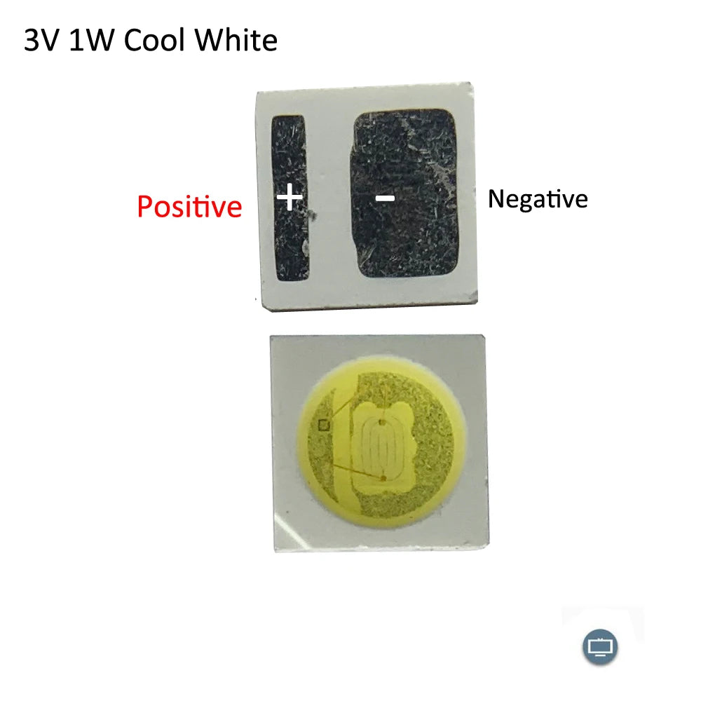 50PCS 100PCS Biggest LED Chip LED Backlight  3030 6 V 2W 1W 3V 1.5W Cool White Cold White For LCD TV Repair
