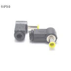 2PCS Male DC Power Plug Connector Angle 90 Degree L Shaped Plastic 5.5*2.5 5.5*2.1 4.8*1.7 4.0*1.7 3.5*1.35 3.5*1.1 2.5*0.7mm