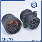 9 pin waterproof auto connector Diagnosctic Tool  circular Connector HD16-9-1939P HD16-9-1939S for Track J1939 For Deutsch